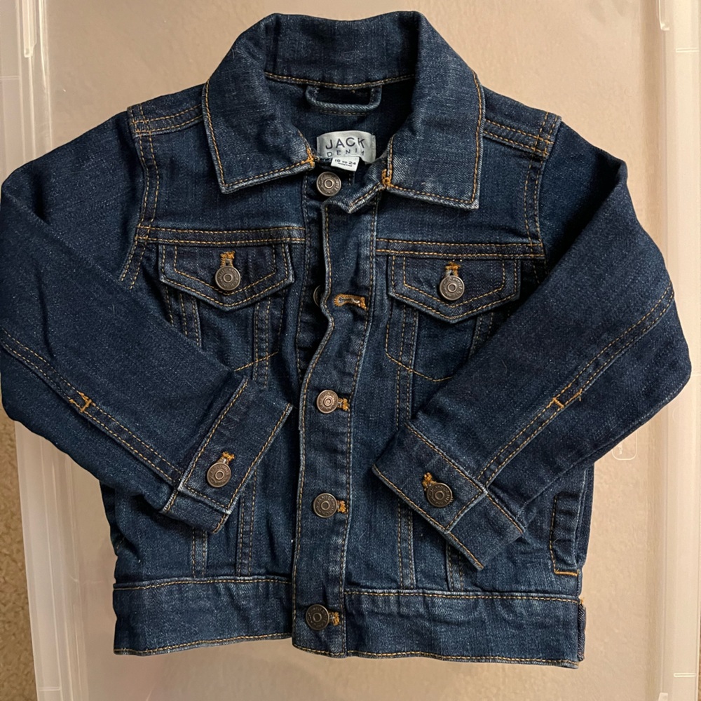 Jack Denim Dark Blue Kids Jean Jacket
